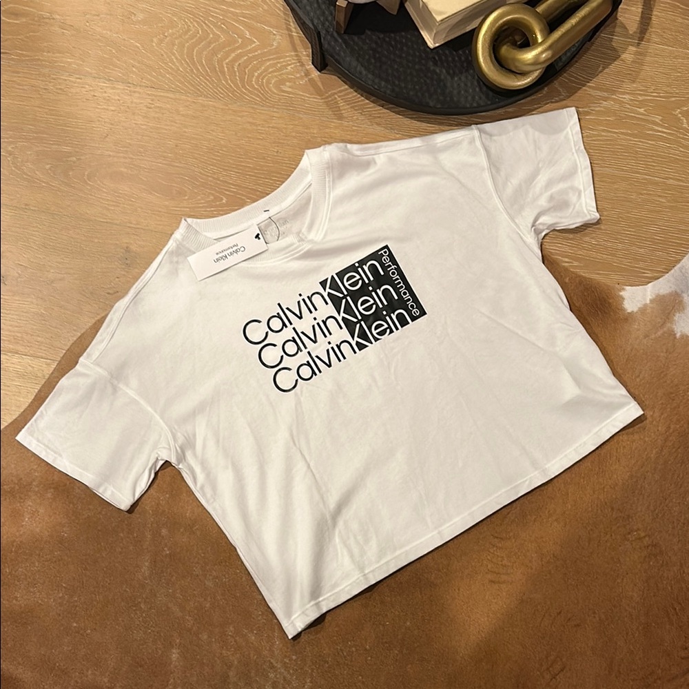 Calvin Klein Performance Cropped Tee